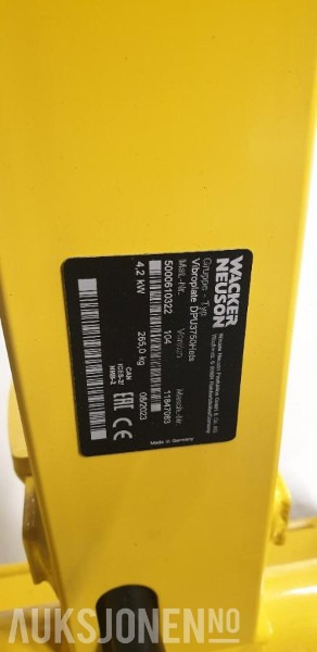 2024 Wacker DPU5545 Vibroplate - Rolo: foto 5 2024 Wacker DPU5545 Vibroplate - Rolo: foto 5