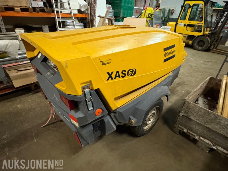 Atlas Copco XAS 67 - 2 134 timer - Equipamento de construção: foto 3 Atlas Copco XAS 67 - 2 134 timer - Equipamento de construção: foto 3