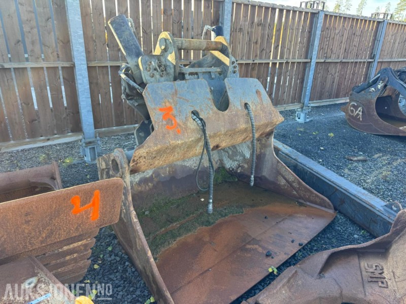 Gjerstad hydraulisk pusseskuffe. S90 feste - Equipamento para Máquina de construção: foto 1 Gjerstad hydraulisk pusseskuffe. S90 feste - Equipamento para Máquina de construção: foto 1