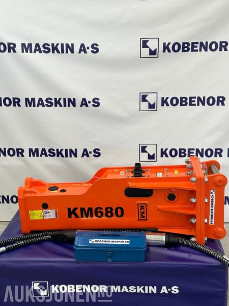 KM 680 s40 CE merket PIGGHAMMER 4-7 TONN MED SLANGER OG SPETT - Equipamento para Máquina de construção: foto 1 KM 680 s40 CE merket PIGGHAMMER 4-7 TONN MED SLANGER OG SPETT - Equipamento para Máquina de construção: foto 1