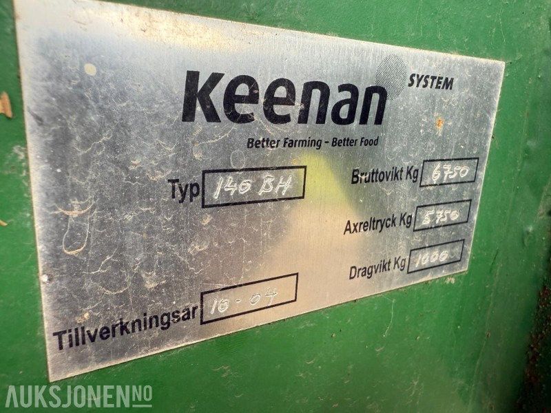 Máquina agrícola 2008 Keenan forblander: foto 12