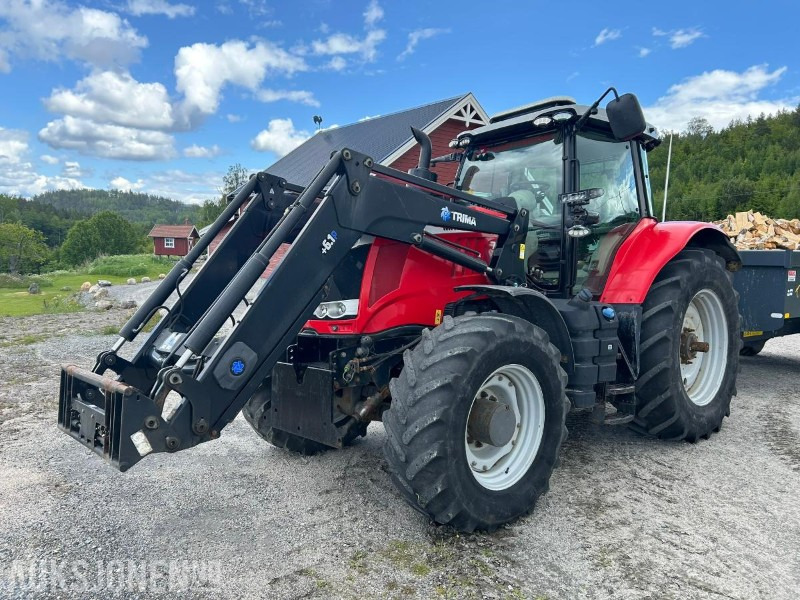 Massey Ferguson 7624 Dyna VT 50 km/t Frontlaster Brøyteplate - Trator: foto 2 Massey Ferguson 7624 Dyna VT 50 km/t Frontlaster Brøyteplate - Trator: foto 2