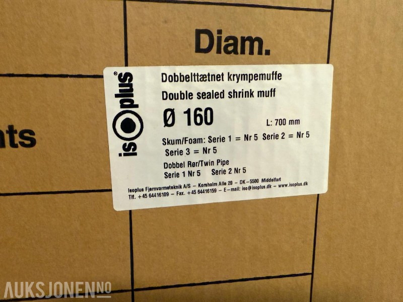 Muffer til fjernvarmerør - Equipamento de construção: foto 3 Muffer til fjernvarmerør - Equipamento de construção: foto 3