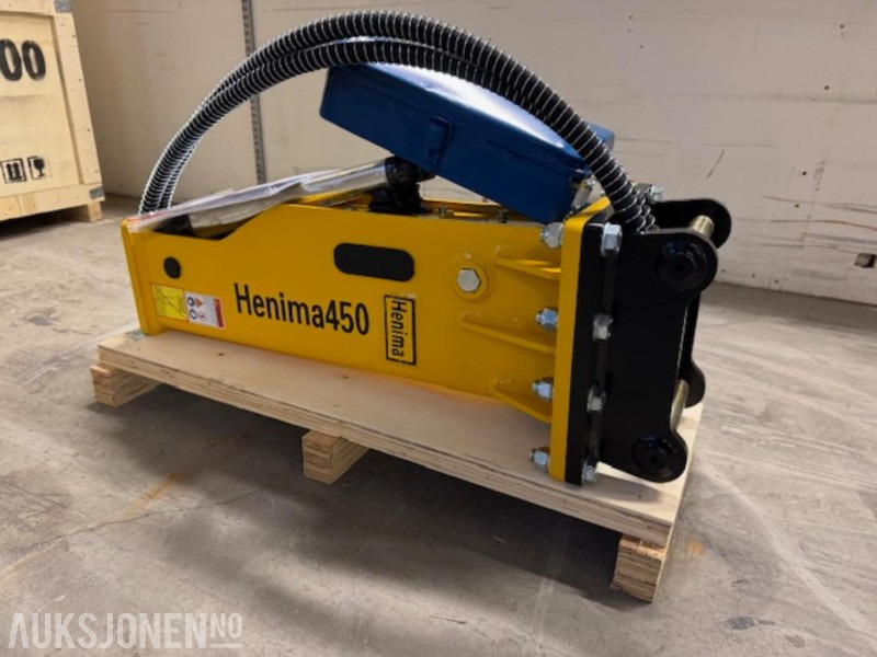 NY HENIMA 450 PIGGHAMMER TIL 1,2-3 TONNS GRAVEMASKIN S30 M/GARANTI - Martelo hidráulico para Máquina de construção: foto 2 NY HENIMA 450 PIGGHAMMER TIL 1,2-3 TONNS GRAVEMASKIN S30 M/GARANTI - Martelo hidráulico para Máquina de construção: foto 2