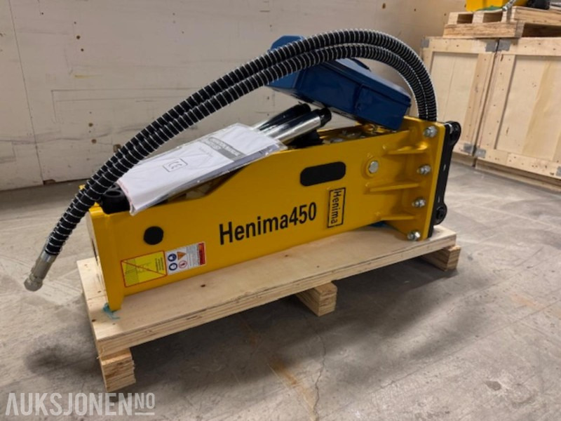 NY HENIMA 450 PIGGHAMMER TIL 1,2-3 TONNS GRAVEMASKIN S30 M/GARANTI - Martelo hidráulico para Máquina de construção: foto 3 NY HENIMA 450 PIGGHAMMER TIL 1,2-3 TONNS GRAVEMASKIN S30 M/GARANTI - Martelo hidráulico para Máquina de construção: foto 3