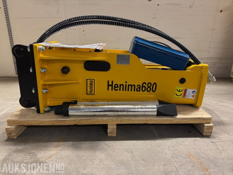 NY HENIMA PIGGHAMMER TIL 4-7 TONNS GRAVEMASKIN S40 M/GARANTI - Martelo hidráulico para Máquina de construção: foto 1 NY HENIMA PIGGHAMMER TIL 4-7 TONNS GRAVEMASKIN S40 M/GARANTI - Martelo hidráulico para Máquina de construção: foto 1