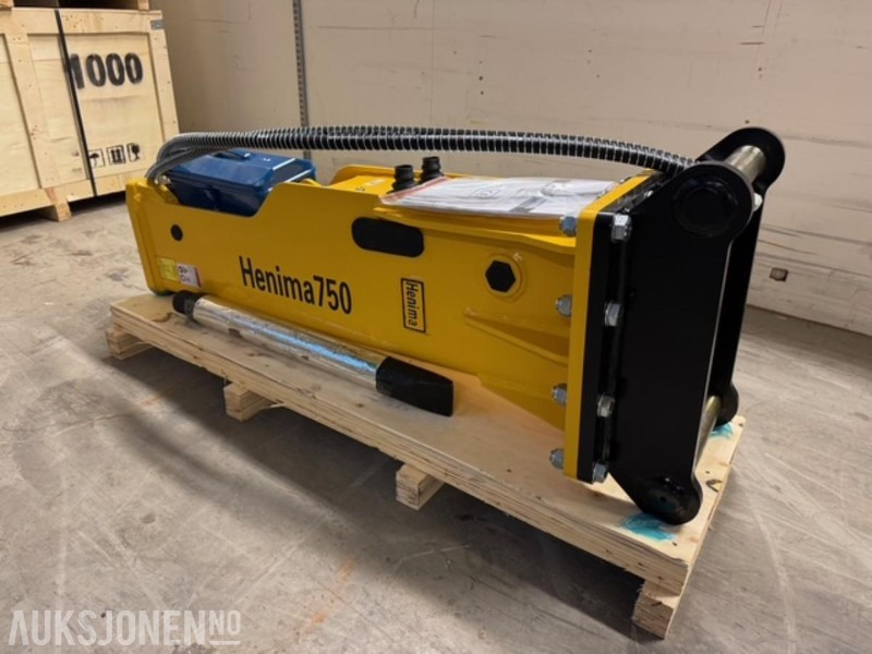 NY HENIMA PIGGHAMMER TIL 6-9 TONNS GRAVEMASKIN S50 M/GARANTI - Martelo hidráulico para Máquina de construção: foto 2 NY HENIMA PIGGHAMMER TIL 6-9 TONNS GRAVEMASKIN S50 M/GARANTI - Martelo hidráulico para Máquina de construção: foto 2