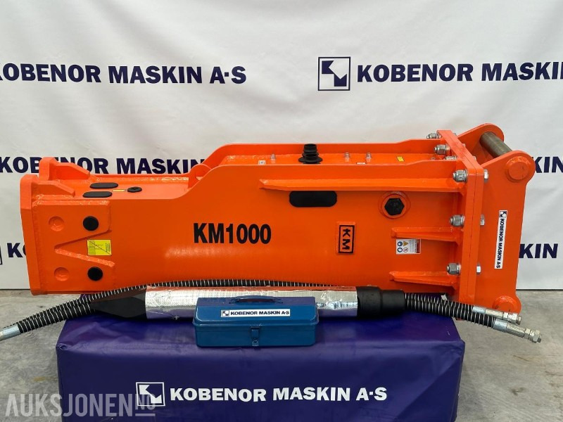 NY KM 1000 PIGGHAMMER s60-FESTE CE merket GARANTI - Martelo hidráulico: foto 1 NY KM 1000 PIGGHAMMER s60-FESTE CE merket GARANTI - Martelo hidráulico: foto 1