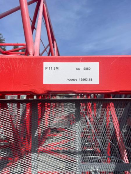 Locação financeira de  SAEZ TLS 65 10T TÅRNKRAN SAEZ TLS 65 10T TÅRNKRAN: foto 7