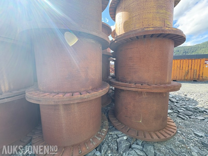Ståltromler - inn-spole tromler i stål - 5 stk tromler - Equipamento de construção: foto 3 Ståltromler - inn-spole tromler i stål - 5 stk tromler - Equipamento de construção: foto 3