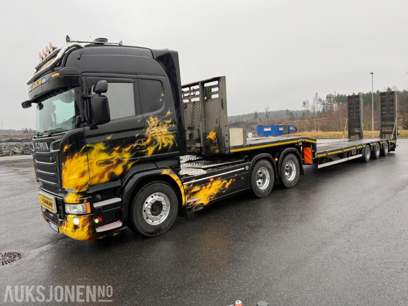 2015 Scania R580 TUNGTREKKER M/MASKINHENGER 6X4 SERVICEHISTORIKK EURO-6 581HK. - Tractor: foto 1 2015 Scania R580 TUNGTREKKER M/MASKINHENGER 6X4 SERVICEHISTORIKK EURO-6 581HK. - Tractor: foto 1