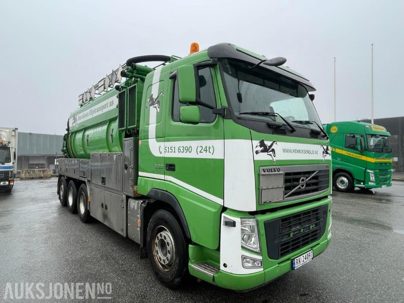 2010 VOLVO FH500 8X4 INTERCONSULT SS2343 BST3-17CR ADR SLAMSUGER MED HØYTRYKKSPYLER - 203576 KM. - Veículo municipal/ Especial: foto 2 2010 VOLVO FH500 8X4 INTERCONSULT SS2343 BST3-17CR ADR SLAMSUGER MED HØYTRYKKSPYLER - 203576 KM. - Veículo municipal/ Especial: foto 2