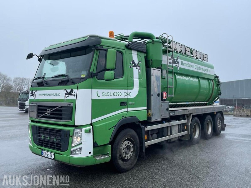 2010 VOLVO FH500 8X4 INTERCONSULT SS2343 BST3-17CR ADR SLAMSUGER MED HØYTRYKKSPYLER - 203576 KM. - Veículo municipal/ Especial: foto 1 2010 VOLVO FH500 8X4 INTERCONSULT SS2343 BST3-17CR ADR SLAMSUGER MED HØYTRYKKSPYLER - 203576 KM. - Veículo municipal/ Especial: foto 1