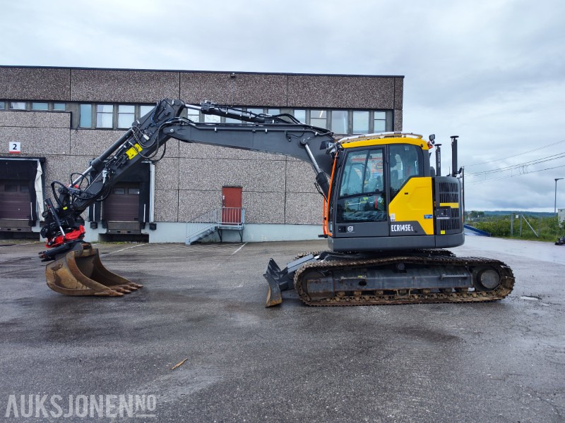 Escavadeira Volvo ECR145EL. GPS, R5 med grip, Oilquick, hammer, klype ++: foto 1