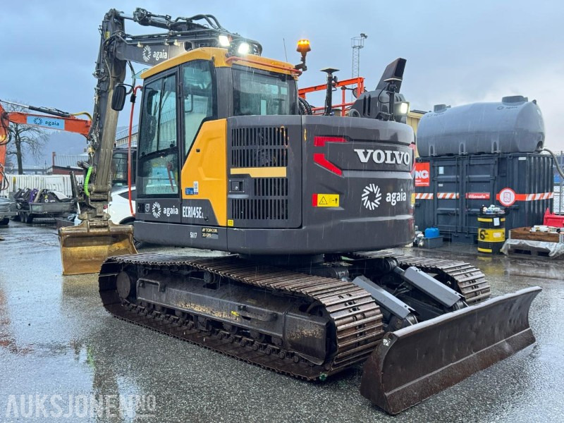 Volvo ECR145EL gravemaskin med Topcon 3D GPS, 4 skuffer og Steelwrist X18 tiltrotator 7602T - Escavadora de rastos: foto 2 Volvo ECR145EL gravemaskin med Topcon 3D GPS, 4 skuffer og Steelwrist X18 tiltrotator 7602T - Escavadora de rastos: foto 2