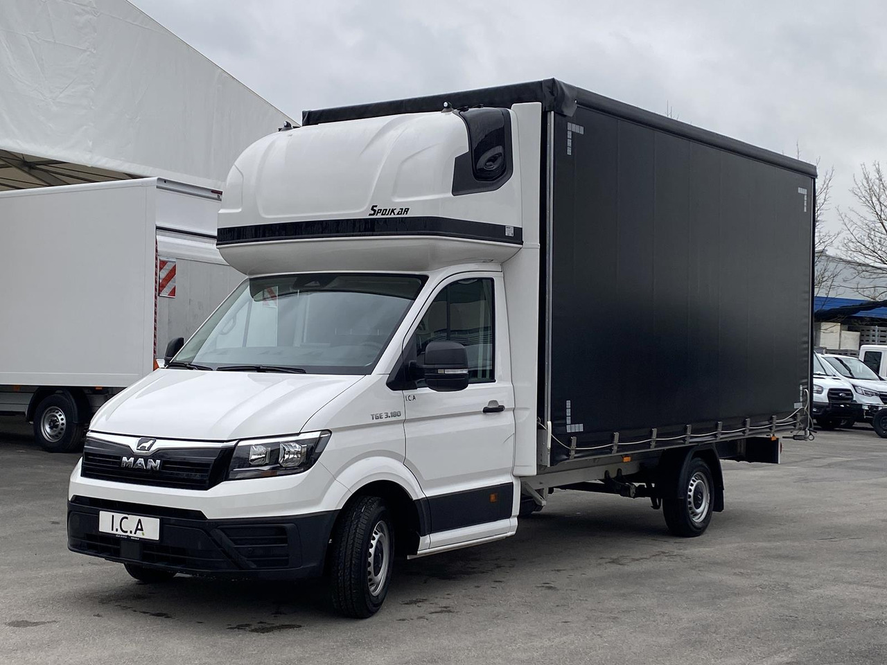 MAN TGE 3.180 L4 2.0 TDI | PRITSCHE PLANE + SCHLAFKABINE - Carrinha de lona: foto 3 MAN TGE 3.180 L4 2.0 TDI | PRITSCHE PLANE + SCHLAFKABINE - Carrinha de lona: foto 3