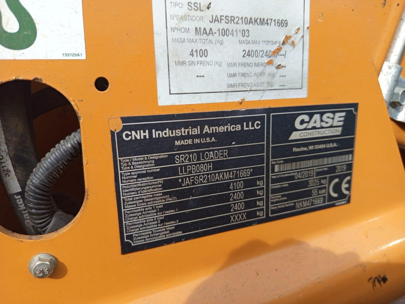 Case SR210 - Pá carregadora de rodas: foto 5 Case SR210 - Pá carregadora de rodas: foto 5