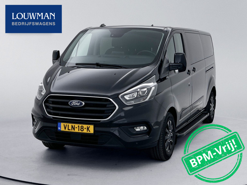 Ford Transit Custom 320 2.0 TDCI L2H1 DC Platinum edition Dubbele cabine Leder 2x schuifdeur Navigatie Stoelverwarming Trekhaak - Furgão compacto, Carrinha cabine dupla: foto 1 Ford Transit Custom 320 2.0 TDCI L2H1 DC Platinum edition Dubbele cabine Leder 2x schuifdeur Navigatie Stoelverwarming Trekhaak - Furgão compacto, Carrinha cabine dupla: foto 1