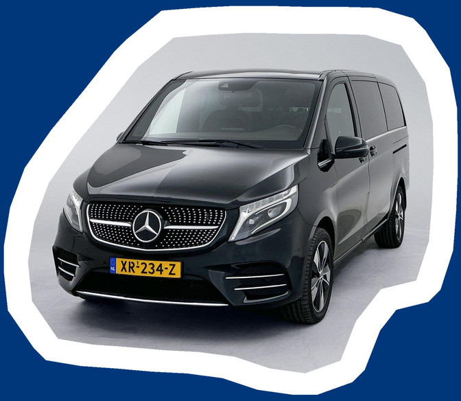 Mercedes-Benz V-Klasse 220d Lang Avantgarde Edition 8 Persoons incl. BPM Elektr schuifdeuren Nappa Leder Pano 8 zitplaatsen Geel kenteken - Automóvel: foto 1 Mercedes-Benz V-Klasse 220d Lang Avantgarde Edition 8 Persoons incl. BPM Elektr schuifdeuren Nappa Leder Pano 8 zitplaatsen Geel kenteken - Automóvel: foto 1