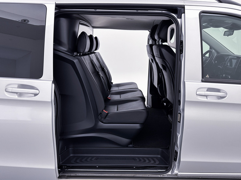 Furgão compacto, Carrinha cabine dupla Mercedes-Benz Vito 119 CDI Lang DC Distronic 19"inch lichtmetaal 2x schuifdeur Led Stoelverwarming Navigatie Dubbele cabine Automatische airco: foto 13