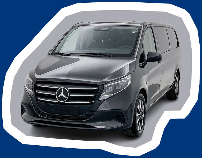 Mercedes-Benz Vito 124 CDI Mixto Select DC L3 Dubbele Cabine Distronic 237pk Navigatie Led Stoel + stuurverwarming - Furgão, Carrinha cabine dupla: foto 1 Mercedes-Benz Vito 124 CDI Mixto Select DC L3 Dubbele Cabine Distronic 237pk Navigatie Led Stoel + stuurverwarming - Furgão, Carrinha cabine dupla: foto 1