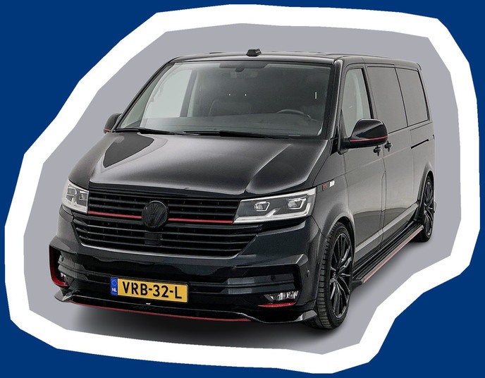 Volkswagen Transporter 2.0 TDI L2H1 32 DC Bulli ABT Bodykit 204pk Leder Dubbele cabine Virtual cockpit Navigatie - Furgão compacto, Carrinha cabine dupla: foto 1 Volkswagen Transporter 2.0 TDI L2H1 32 DC Bulli ABT Bodykit 204pk Leder Dubbele cabine Virtual cockpit Navigatie - Furgão compacto, Carrinha cabine dupla: foto 1