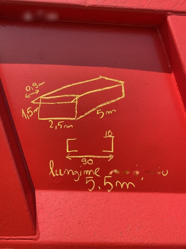 Bena 8x4 cu semissiu si cilindru : 5,5 m lungime semisasiu - Carroceria e exterior para Camião: foto 4 Bena 8x4 cu semissiu si cilindru : 5,5 m lungime semisasiu - Carroceria e exterior para Camião: foto 4