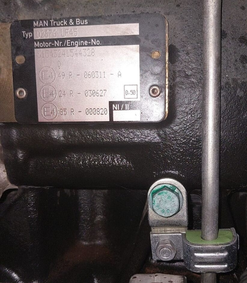 MAN D2676LF45 MAN TGX TGS truck - Motor para Camião: foto 3 MAN D2676LF45 MAN TGX TGS truck - Motor para Camião: foto 3