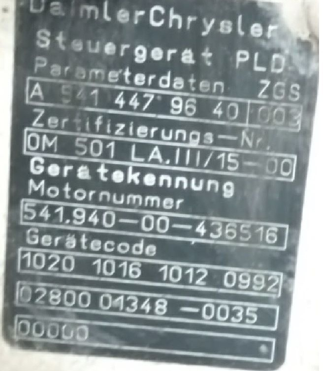 Mercedes-Benz OM 501 LA.III/15-00 Mercedes-Benz ACTROS - Motor para Camião: foto 2 Mercedes-Benz OM 501 LA.III/15-00 Mercedes-Benz ACTROS - Motor para Camião: foto 2