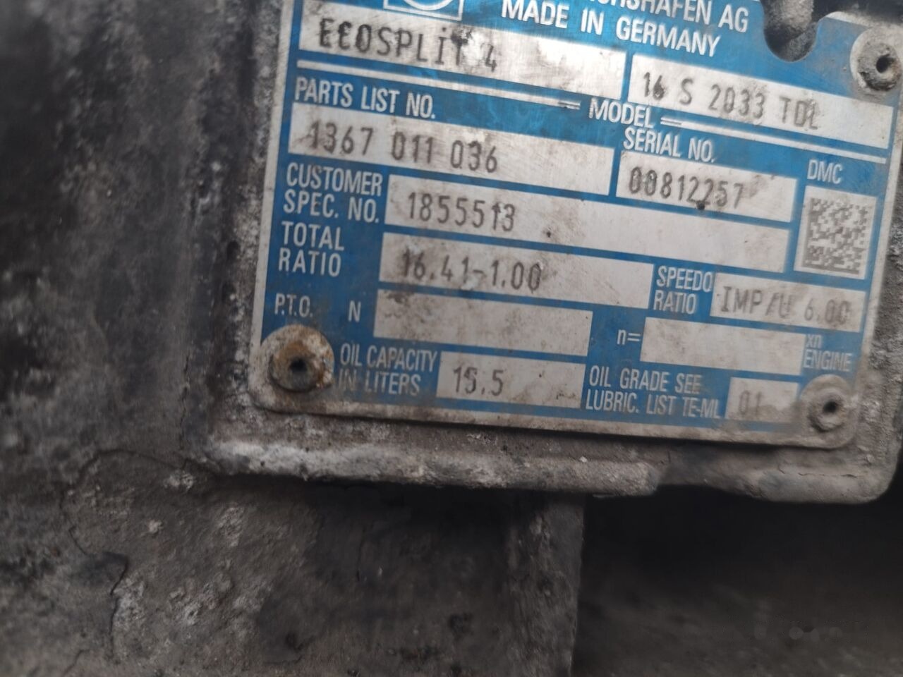 ZF truck - Caixa de velocidade para Camião: foto 1 ZF truck - Caixa de velocidade para Camião: foto 1