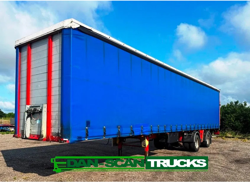 DANSON City Trailer Gardin with lift - Semi-reboque transporte de veículos: foto 1 DANSON City Trailer Gardin with lift - Semi-reboque transporte de veículos: foto 1