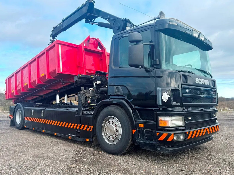Scania P94-260 Palfinger crane PK 15002. rotor and hydr. for grabbe. - Camião com sistema de cabo: foto 3 Scania P94-260 Palfinger crane PK 15002. rotor and hydr. for grabbe. - Camião com sistema de cabo: foto 3