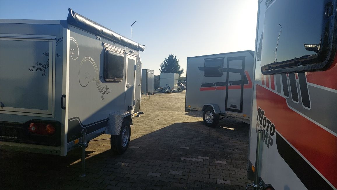 Nowa Lekka przyczepa mini kempingowa towarowa Everest minicamp EVO - Caravana: foto 4 Nowa Lekka przyczepa mini kempingowa towarowa Everest minicamp EVO - Caravana: foto 4