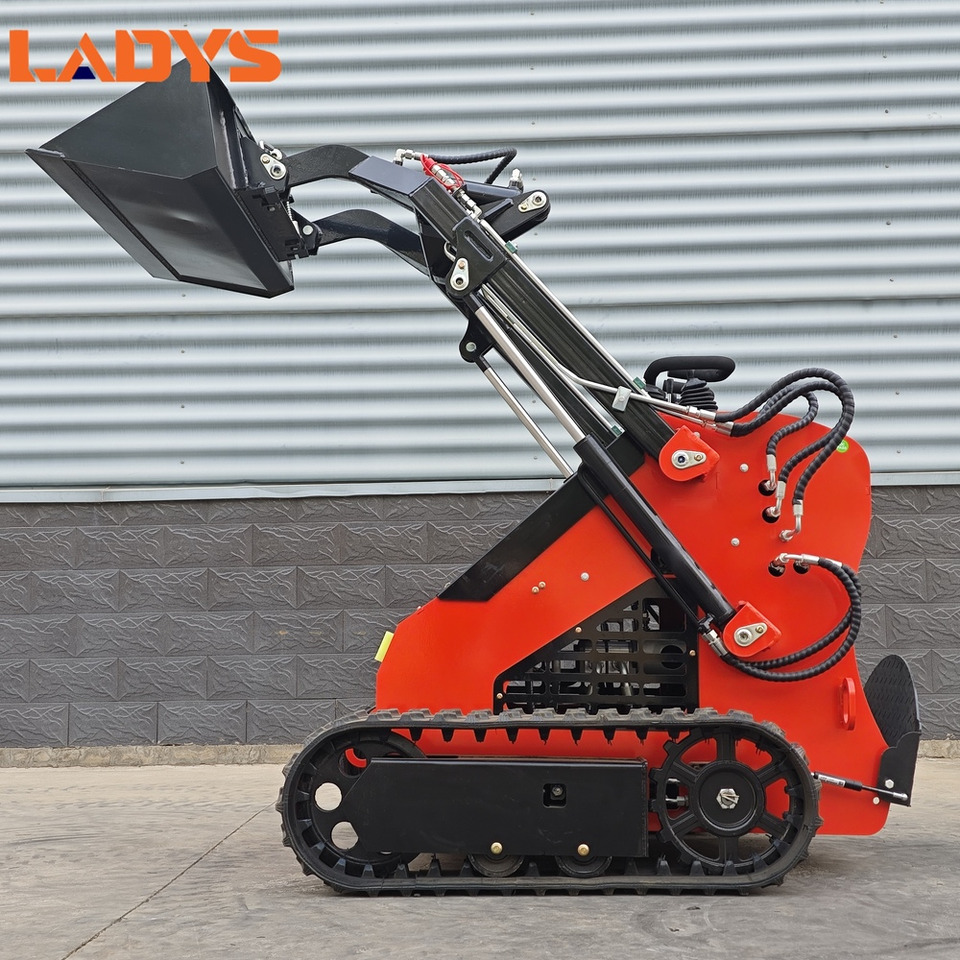 LADYS Free Shipping Mini Skid Steer Loader Compact Track Electric/Diesel Chinese Mini Skid Steer Loader For Sale With Mini Skid Steer Attachments 4 In 1 Bucket - Mini pá carregadora: foto 3 LADYS Free Shipping Mini Skid Steer Loader Compact Track Electric/Diesel Chinese Mini Skid Steer Loader For Sale With Mini Skid Steer Attachments 4 In 1 Bucket - Mini pá carregadora: foto 3
