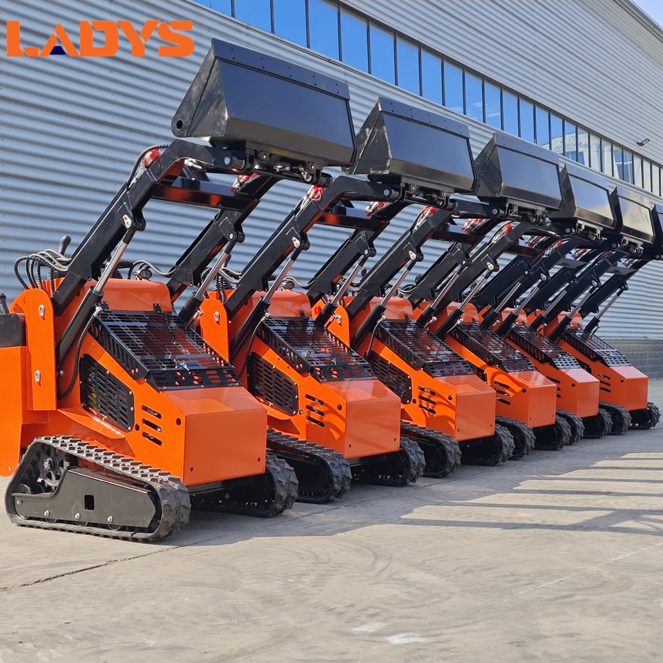 LADYS Free Shipping Mini Skid Steer Loader Compact Track Electric/Diesel Chinese Mini Skid Steer Loader For Sale With Mini Skid Steer Attachments 4 In 1 Bucket - Mini pá carregadora: foto 1 LADYS Free Shipping Mini Skid Steer Loader Compact Track Electric/Diesel Chinese Mini Skid Steer Loader For Sale With Mini Skid Steer Attachments 4 In 1 Bucket - Mini pá carregadora: foto 1