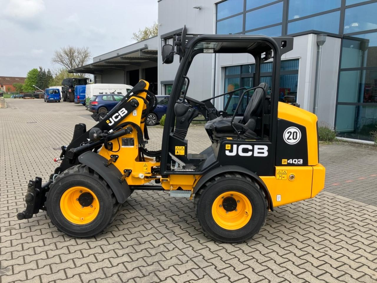 JCB 403 AGRI SMART POWER EURO-AUFNAHME - Pá carregadora de rodas: foto 2 JCB 403 AGRI SMART POWER EURO-AUFNAHME - Pá carregadora de rodas: foto 2