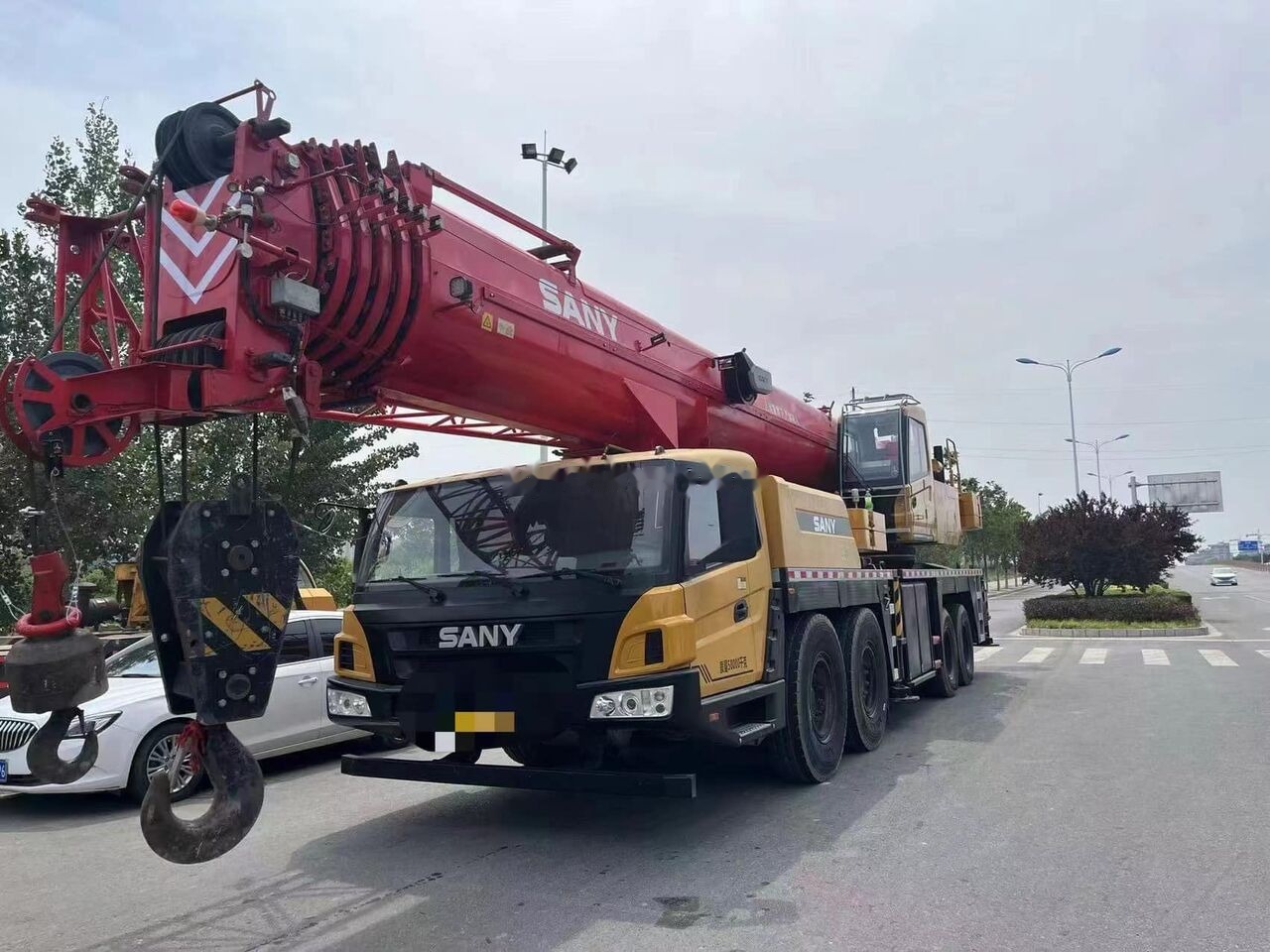 Sany Used Sany STC800 Original 80 Ton Mobile Truck Mounted Crane for - Grua móvel: foto 1 Sany Used Sany STC800 Original 80 Ton Mobile Truck Mounted Crane for - Grua móvel: foto 1