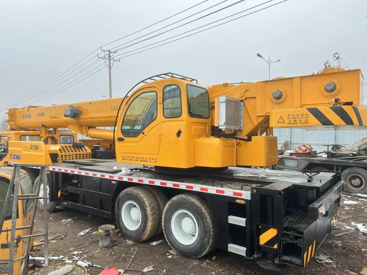 Grua móvel XCMG QY30K QY50K QY50B 30 40 50 60 80 100 truck crane: foto 6