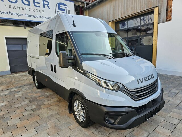 Furgão, Carrinha cabine dupla novo IVECO Daily 35S18HA8V DOKA Hi-Matic 12m³ 2xSchiebetür...: foto 23