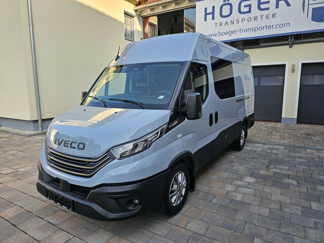 Furgão, Carrinha cabine dupla novo IVECO Daily 35S18HA8V DOKA Hi-Matic 12m³ 2xSchiebetür...: foto 12