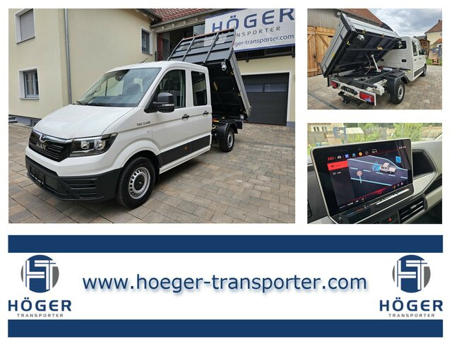 MAN TGE 3.140 Doka L3 Dreiseitenkipper Facelift - Carrinha basculante, Carrinha cabine dupla: foto 1 MAN TGE 3.140 Doka L3 Dreiseitenkipper Facelift - Carrinha basculante, Carrinha cabine dupla: foto 1