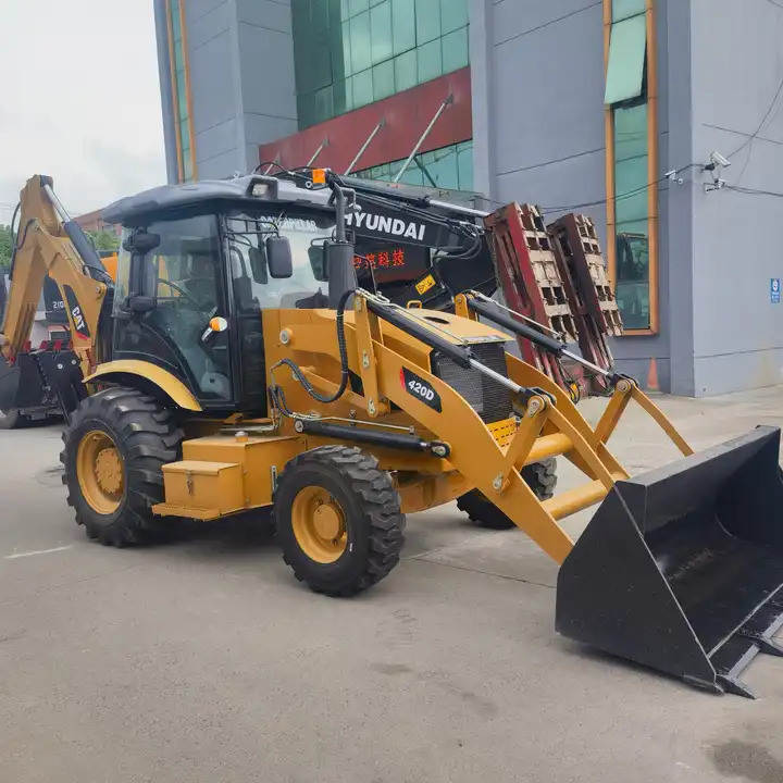 Retroescavadeira Good condition Used CAT 420D Caterpillar Backhoe Loader for sale: foto 1