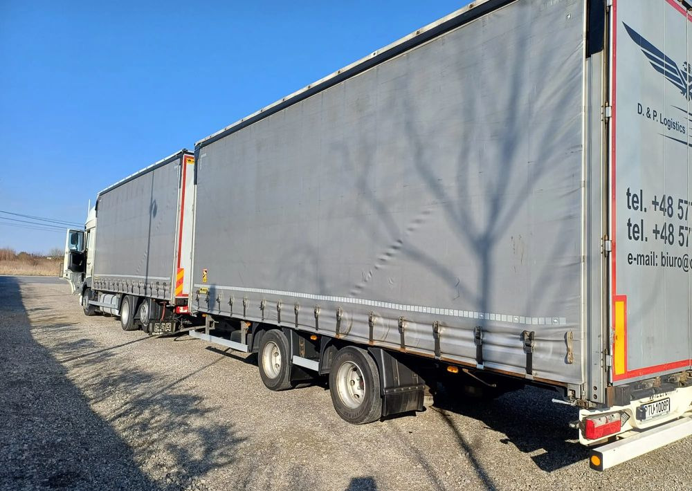 DAF XF 480 SUPER SPACE CAB / ZESTAW TANDEM PRZEJAZDOWY 120m3 - Camião de lona: foto 4 DAF XF 480 SUPER SPACE CAB / ZESTAW TANDEM PRZEJAZDOWY 120m3 - Camião de lona: foto 4