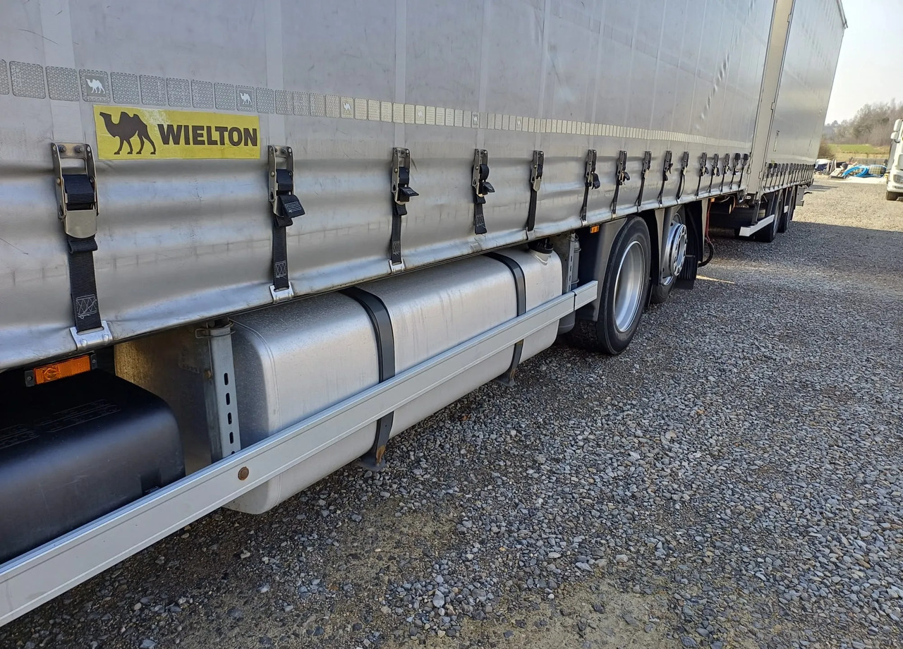 Camião de lona DAF XF 480 SUPER SPACE CAB / ZESTAW TANDEM PRZEJAZDOWY 120m3: foto 8
