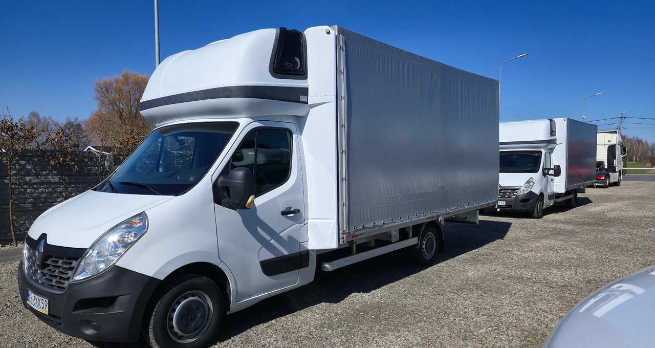 Renault Master 2x +zabudowa 12 palet-reg wysokości Spanie XXL - Carrinha de lona: foto 2 Renault Master 2x +zabudowa 12 palet-reg wysokości Spanie XXL - Carrinha de lona: foto 2