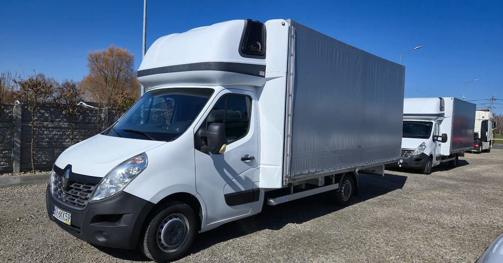 Renault Master 2x +zabudowa 12 palet-reg wysokości Spanie XXL - Carrinha de lona: foto 3 Renault Master 2x +zabudowa 12 palet-reg wysokości Spanie XXL - Carrinha de lona: foto 3
