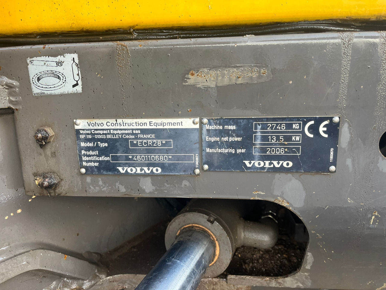 Mini escavadeira MINIESCAVATORE VOLVO ECR 28: foto 9