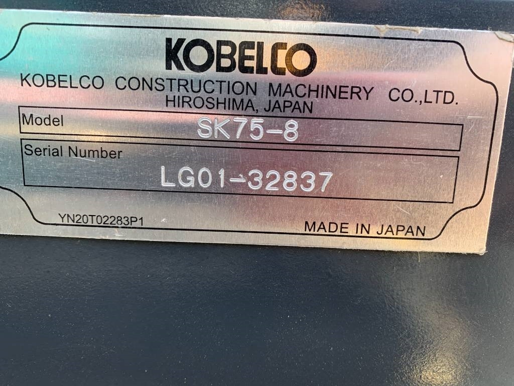 Kobelco SK 75 - Escavadora de rastos: foto 5 Kobelco SK 75 - Escavadora de rastos: foto 5