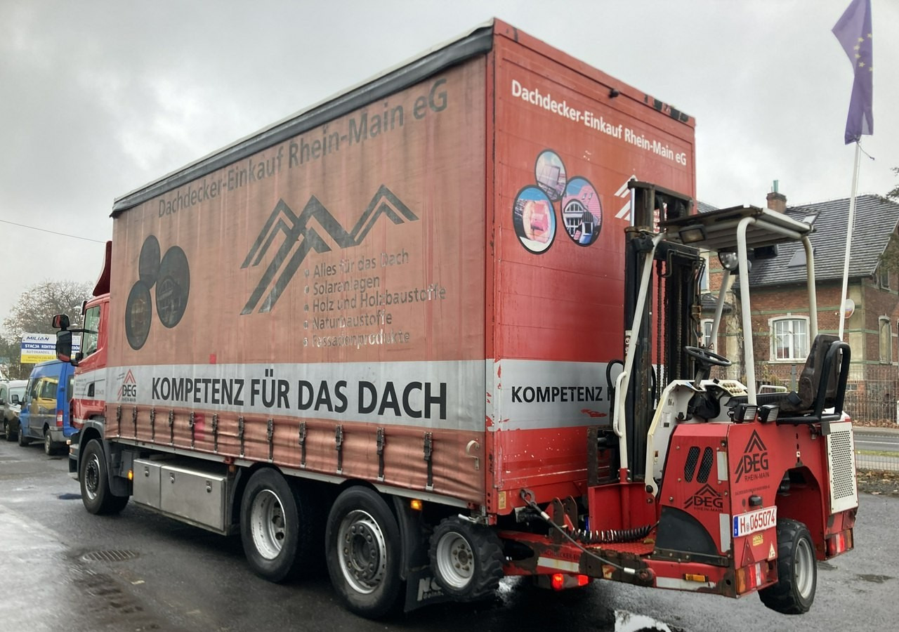 Inna Inny Scania G320 Wózek PALFINGER Firanka Plandeka plandeka Moffett 2012 - Carrinha de lona: foto 2 Inna Inny Scania G320 Wózek PALFINGER Firanka Plandeka plandeka Moffett 2012 - Carrinha de lona: foto 2