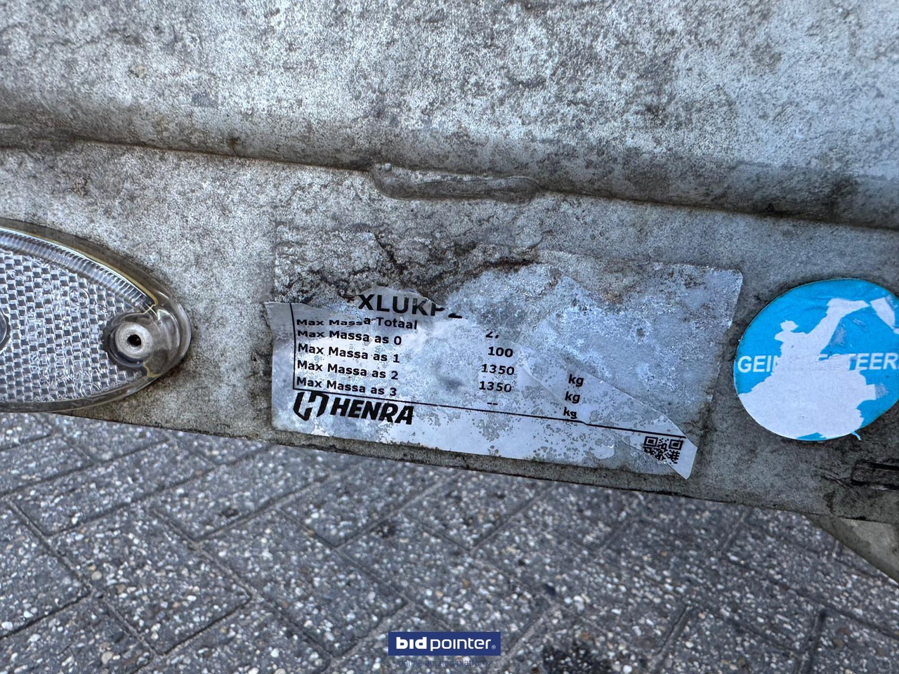 Henra KP27- 3318 3 zijdige kiep aanhangwagen aanhanger - Reboque basculante: foto 4 Henra KP27- 3318 3 zijdige kiep aanhangwagen aanhanger - Reboque basculante: foto 4